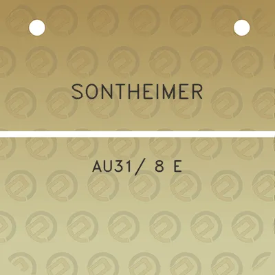 sontheimer-au31-8-e