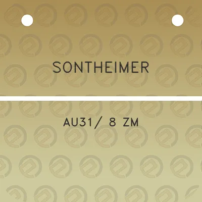 sontheimer-au31-8-zm