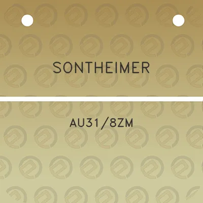 sontheimer-au318zm