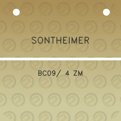 sontheimer-bc09-4-zm