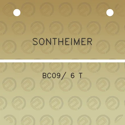 sontheimer-bc09-6-t