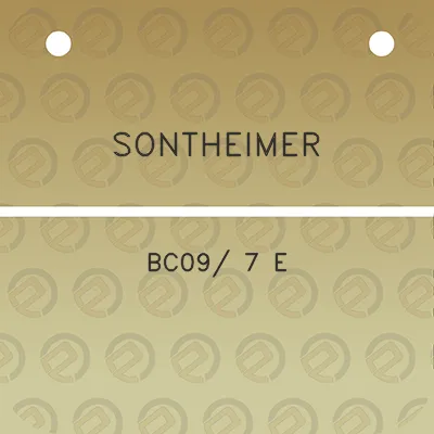 sontheimer-bc09-7-e