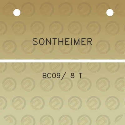 sontheimer-bc09-8-t