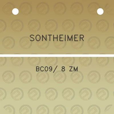 sontheimer-bc09-8-zm