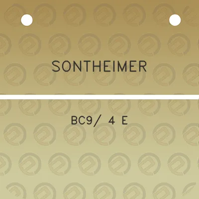 sontheimer-bc9-4-e