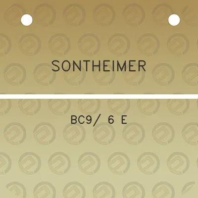 sontheimer-bc9-6-e