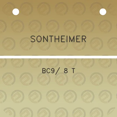 sontheimer-bc9-8-t