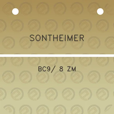 sontheimer-bc9-8-zm