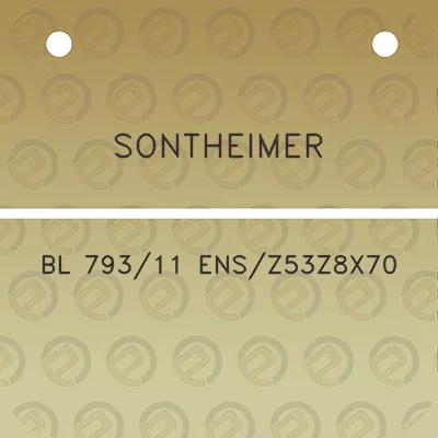 sontheimer-bl-79311-ensz53z8x70