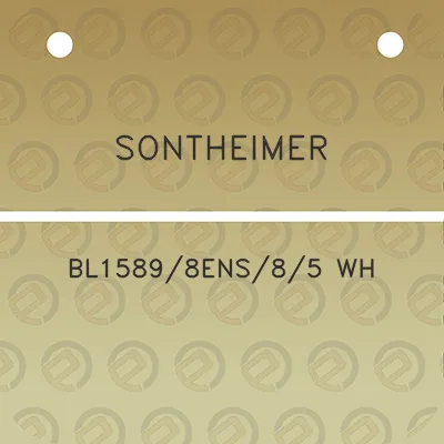 sontheimer-bl15898ens85-wh