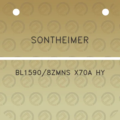 sontheimer-bl15908zmns-x70a-hy