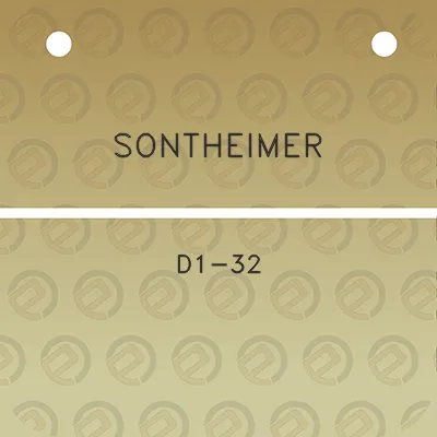 sontheimer-d1-32