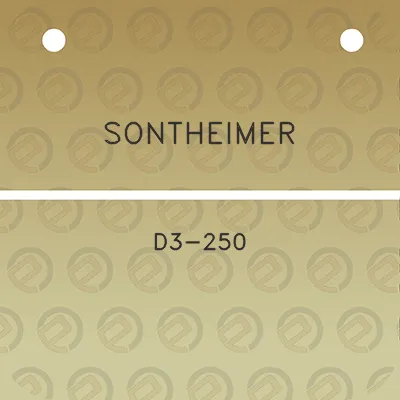 sontheimer-d3-250