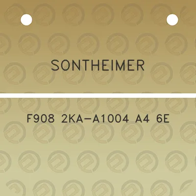 sontheimer-f908-2ka-a1004-a4-6e