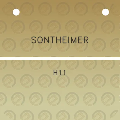 sontheimer-h11