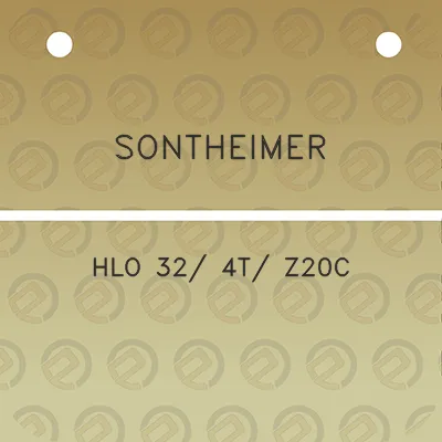 sontheimer-hlo-32-4t-z20c