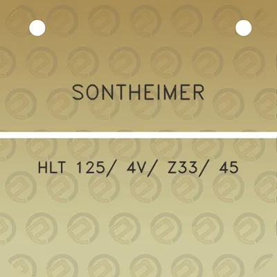 sontheimer-hlt-125-4v-z33-45