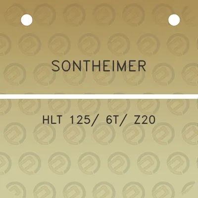 sontheimer-hlt-125-6t-z20