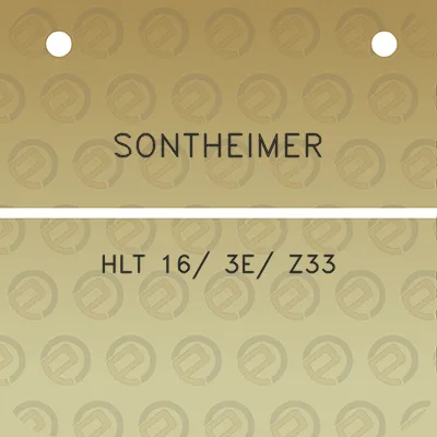 sontheimer-hlt-16-3e-z33