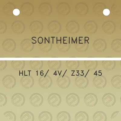 sontheimer-hlt-16-4v-z33-45