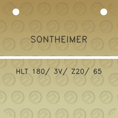 sontheimer-hlt-180-3v-z20-65