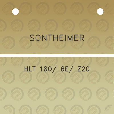 sontheimer-hlt-180-6e-z20