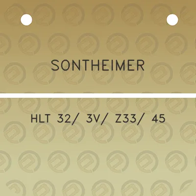 sontheimer-hlt-32-3v-z33-45