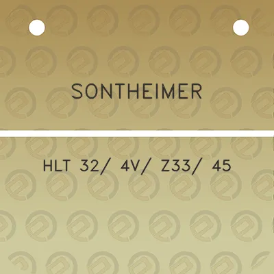 sontheimer-hlt-32-4v-z33-45