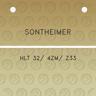 sontheimer-hlt-32-4zm-z33