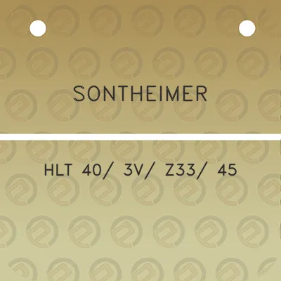 sontheimer-hlt-40-3v-z33-45