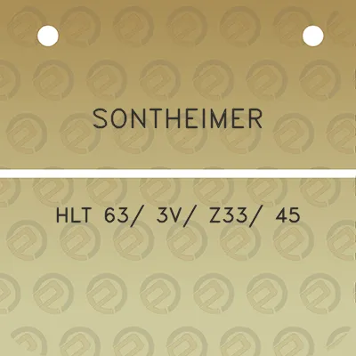 sontheimer-hlt-63-3v-z33-45