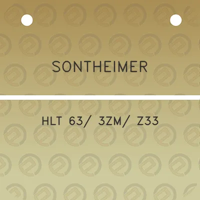 sontheimer-hlt-63-3zm-z33