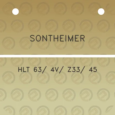 sontheimer-hlt-63-4v-z33-45