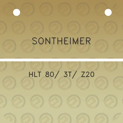 sontheimer-hlt-80-3t-z20