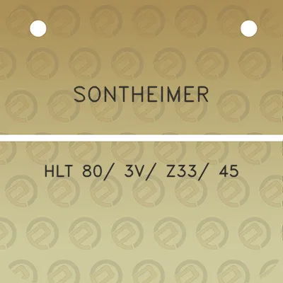 sontheimer-hlt-80-3v-z33-45