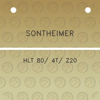 sontheimer-hlt-80-4t-z20