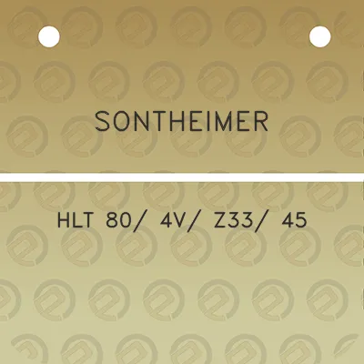 sontheimer-hlt-80-4v-z33-45