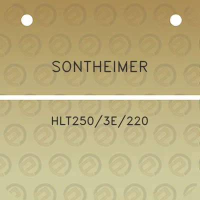 sontheimer-hlt2503e220