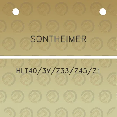 sontheimer-hlt403vz33z45z1