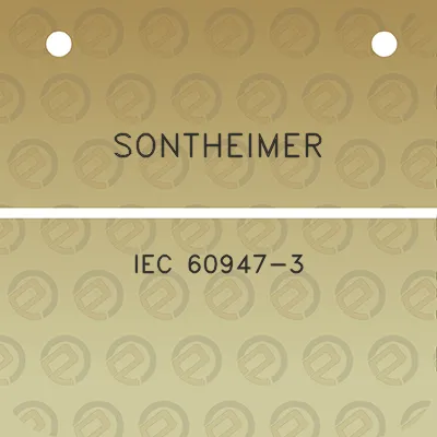 sontheimer-iec-60947-3