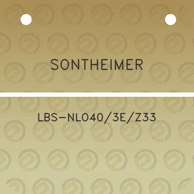 sontheimer-lbs-nlo403ez33