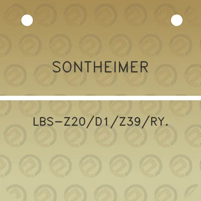 sontheimer-lbs-z20d1z39ry