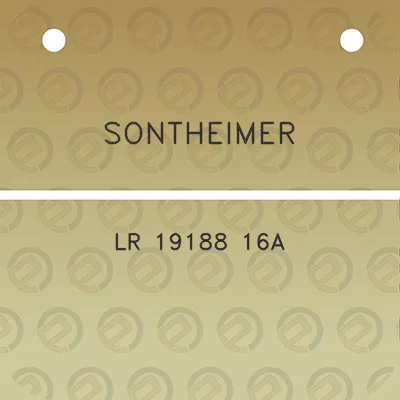 sontheimer-lr-19188-16a