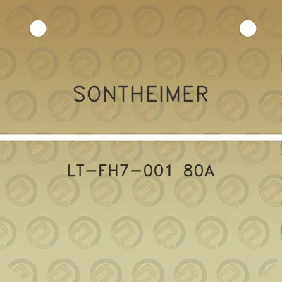 sontheimer-lt-fh7-001-80a