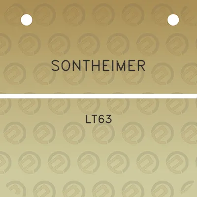 sontheimer-lt63