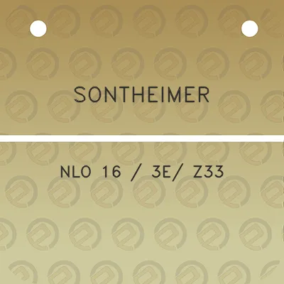 sontheimer-nlo-16-3e-z33