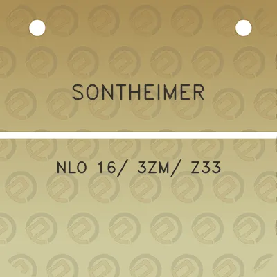 sontheimer-nlo-16-3zm-z33