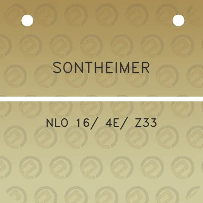 sontheimer-nlo-16-4e-z33