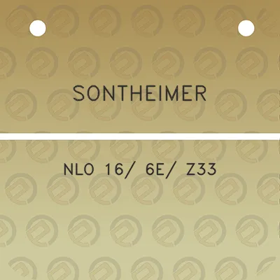 sontheimer-nlo-16-6e-z33