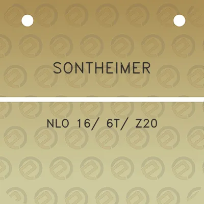 sontheimer-nlo-16-6t-z20